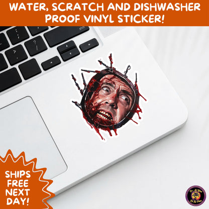 GORE HORROR STICKERS | Creepy Vibe Aesthetic – Blood, Skulls, Guts, and Creepy Vinyl Art for Halloween and Alternative Style Fans