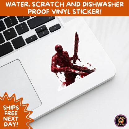 GORE HORROR STICKERS | Creepy Vibe Aesthetic – Blood, Skulls, Guts, and Creepy Vinyl Art for Halloween and Alternative Style Fans
