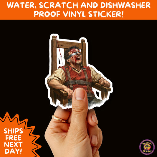 GORE HORROR STICKERS | Creepy Vibe Aesthetic – Blood, Skulls, Guts, and Creepy Vinyl Art for Halloween and Alternative Style Fans