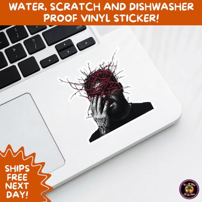 GORE HORROR STICKERS | Creepy Vibe Aesthetic – Blood, Skulls, Guts, and Creepy Vinyl Art for Halloween and Alternative Style Fans