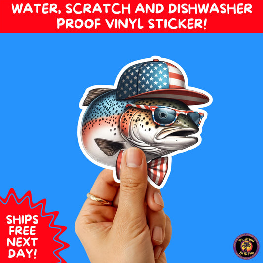 4TH OF JULY | Sticker Pack Independence Day Vinyl Decals, USA Flag, Fireworks, Red White Blue Summer Holiday Patriotic Sticker Set