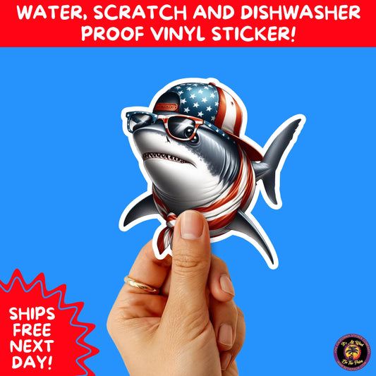 4TH OF JULY | Sticker Pack Independence Day Vinyl Decals, USA Flag, Fireworks, Red White Blue Summer Holiday Patriotic Sticker Set