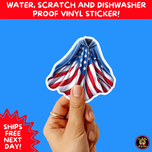 4TH OF JULY | Sticker Pack Independence Day Vinyl Decals, USA Flag, Fireworks, Red White Blue Summer Holiday Patriotic Sticker Set