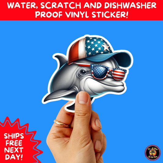 4TH OF JULY | Sticker Pack Independence Day Vinyl Decals, USA Flag, Fireworks, Red White Blue Summer Holiday Patriotic Sticker Set