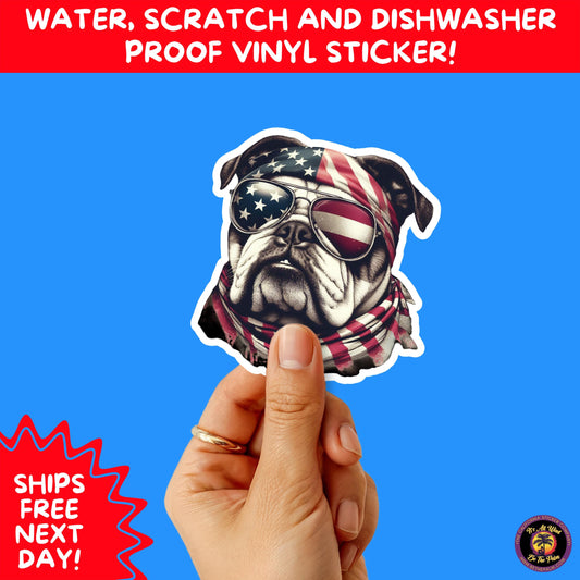 4TH OF JULY | Sticker Pack Independence Day Vinyl Decals, USA Flag, Fireworks, Red White Blue Summer Holiday Patriotic Sticker Set