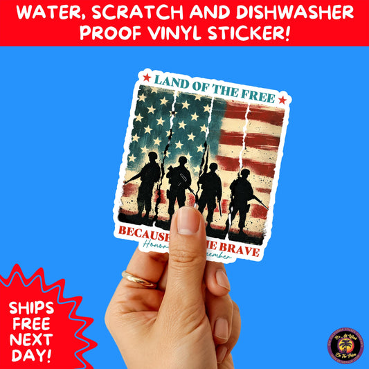4TH OF JULY | Sticker Pack Independence Day Vinyl Decals, USA Flag, Fireworks, Red White Blue Summer Holiday Patriotic Sticker Set