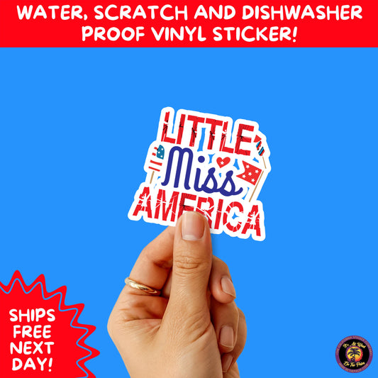 4TH OF JULY | Sticker Pack Independence Day Vinyl Decals, USA Flag, Fireworks, Red White Blue Summer Holiday Patriotic Sticker Set