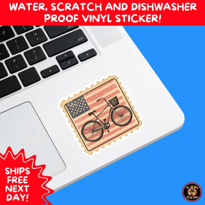 4TH OF JULY | Sticker Pack Independence Day Vinyl Decals, USA Flag, Fireworks, Red White Blue Summer Holiday Patriotic Sticker Set