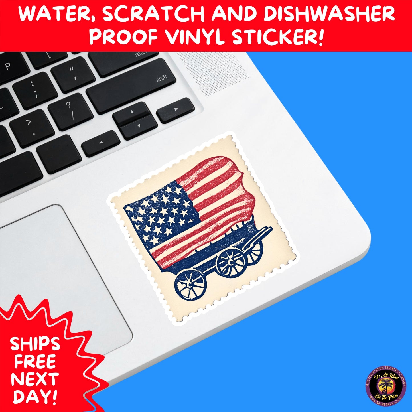 4TH OF JULY | Sticker Pack Independence Day Vinyl Decals, USA Flag, Fireworks, Red White Blue Summer Holiday Patriotic Sticker Set