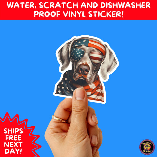 4TH OF JULY | Sticker Pack Independence Day Vinyl Decals, USA Flag, Fireworks, Red White Blue Summer Holiday Patriotic Sticker Set