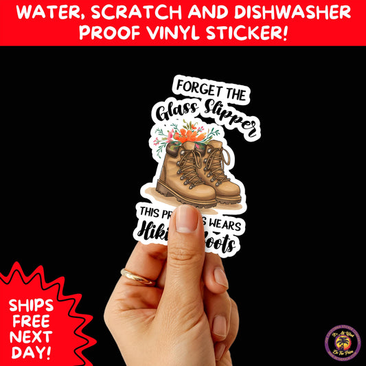 HIKING STICKERS | Set Waterproof Vinyl Decals Ideal for Backpacks Journals Cars Perfect Gift for Trail Walkers Campers and Outdoor Fans