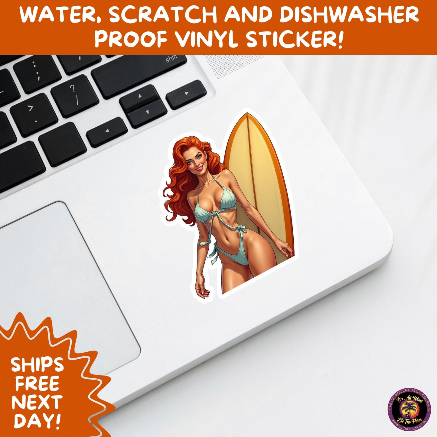 FUN BEACH STICKERS with Bikini Designs, Perfect for Travel Journals, Water Bottles, Tumblers, Laptops, Scrapbooks, and Summer Decor