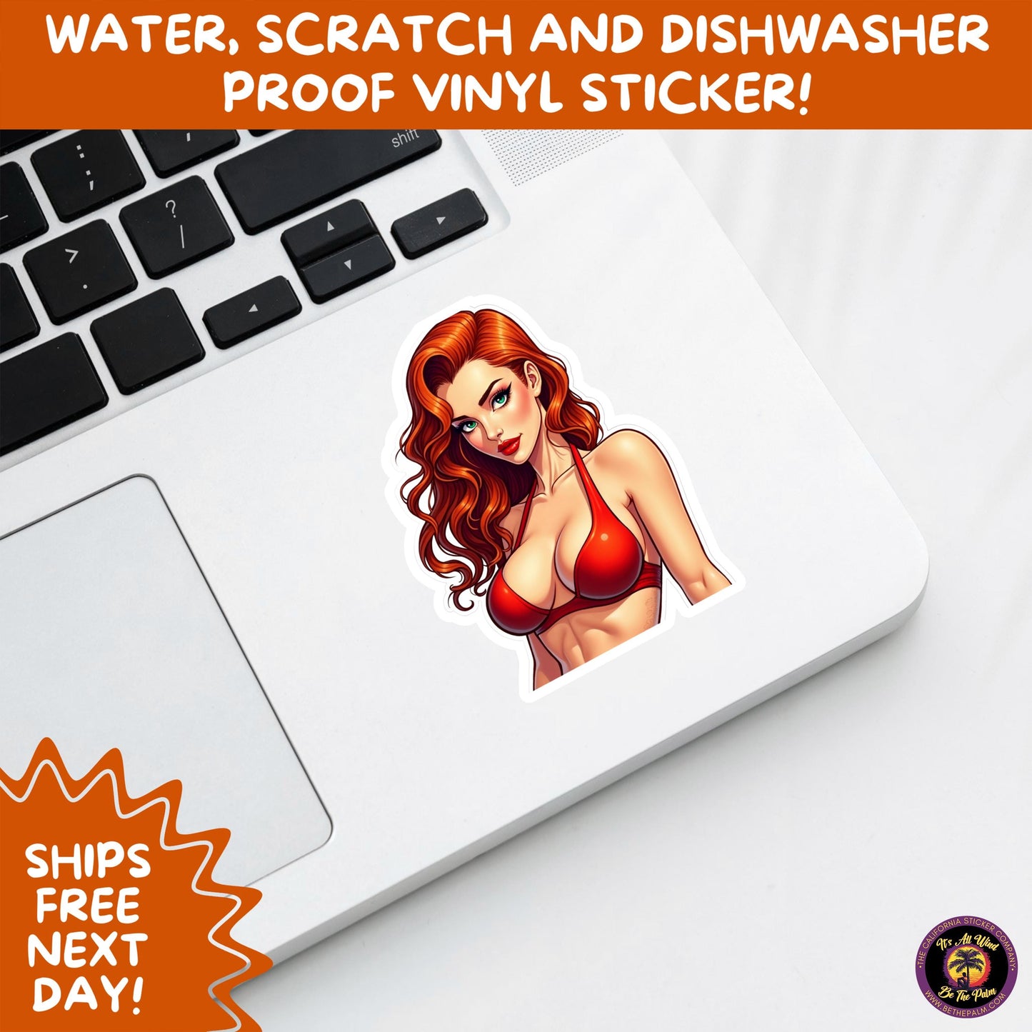 FUN BEACH STICKERS with Bikini Designs, Perfect for Travel Journals, Water Bottles, Tumblers, Laptops, Scrapbooks, and Summer Decor