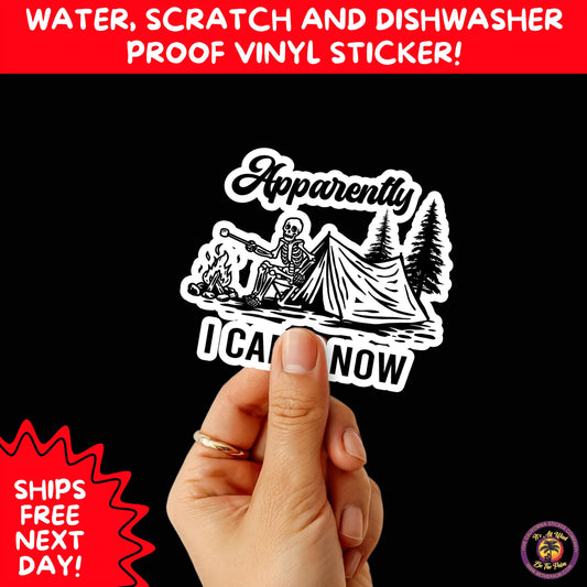 HIKING STICKERS | Set Waterproof Vinyl Decals Ideal for Backpacks Journals Cars Perfect Gift for Trail Walkers Campers and Outdoor Fans