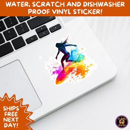 FUN BEACH STICKERS with Bikini Designs, Perfect for Travel Journals, Water Bottles, Tumblers, Laptops, Scrapbooks, and Summer Decor