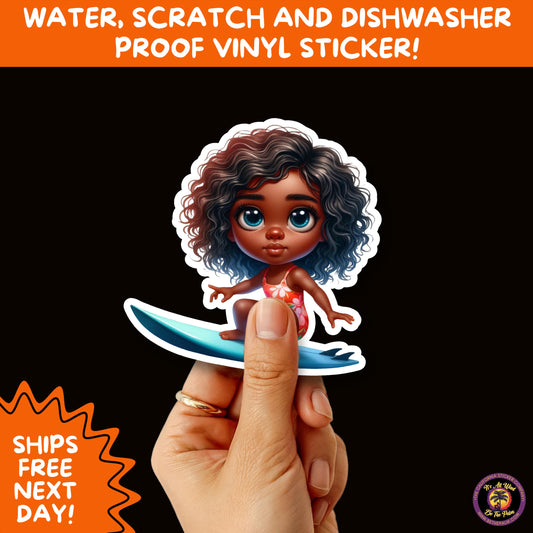 FUN BEACH STICKERS with Bikini Designs, Perfect for Travel Journals, Water Bottles, Tumblers, Laptops, Scrapbooks, and Summer Decor