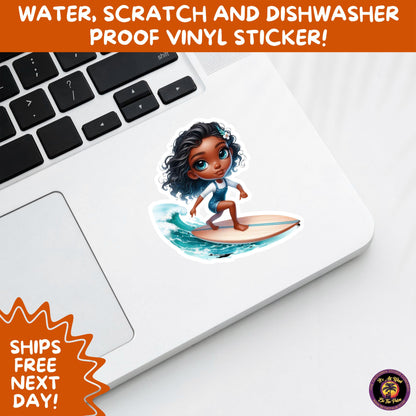 FUN BEACH STICKERS with Bikini Designs, Perfect for Travel Journals, Water Bottles, Tumblers, Laptops, Scrapbooks, and Summer Decor