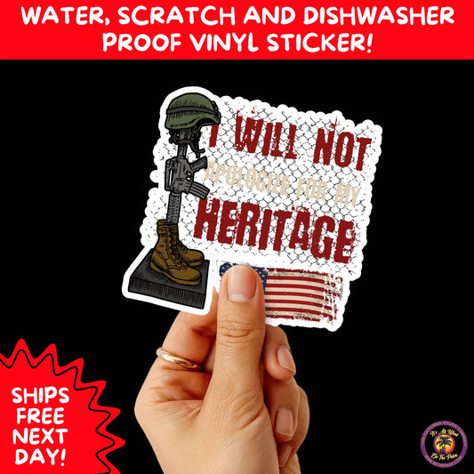 VETERAN STICKERS | Veteran Made Patriotic Vinyl Decals for Military Support, Army Navy Marine Veteran Gifts, American Flag Bumper Sticker