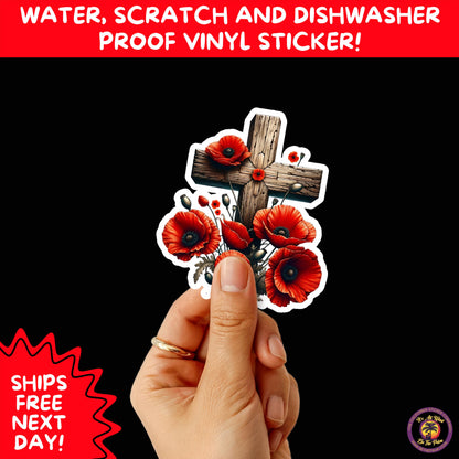 VETERAN STICKERS | Veteran Made Patriotic Vinyl Decals for Military Support, Army Navy Marine Veteran Gifts, American Flag Bumper Sticker