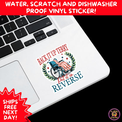 VETERAN STICKERS | Veteran Made Patriotic Vinyl Decals for Military Support, Army Navy Marine Veteran Gifts, American Flag Bumper Sticker