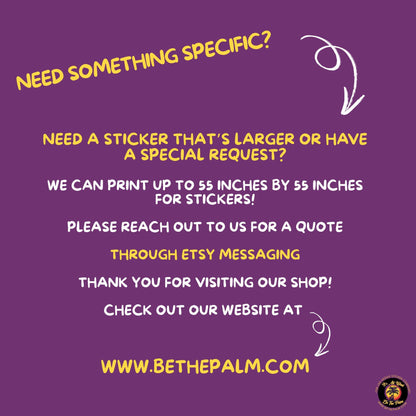 BUMPER STICKER | Funny Vinyl Decals for Cars Trucks Laptops Durable Waterproof Outdoor Sticker Gift for Drivers and Road Trips