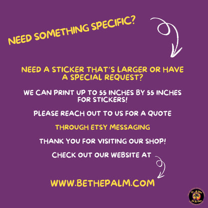 BUMPER STICKER | Funny Vinyl Decals for Cars Trucks Laptops Durable Waterproof Outdoor Sticker Gift for Drivers and Road Trips