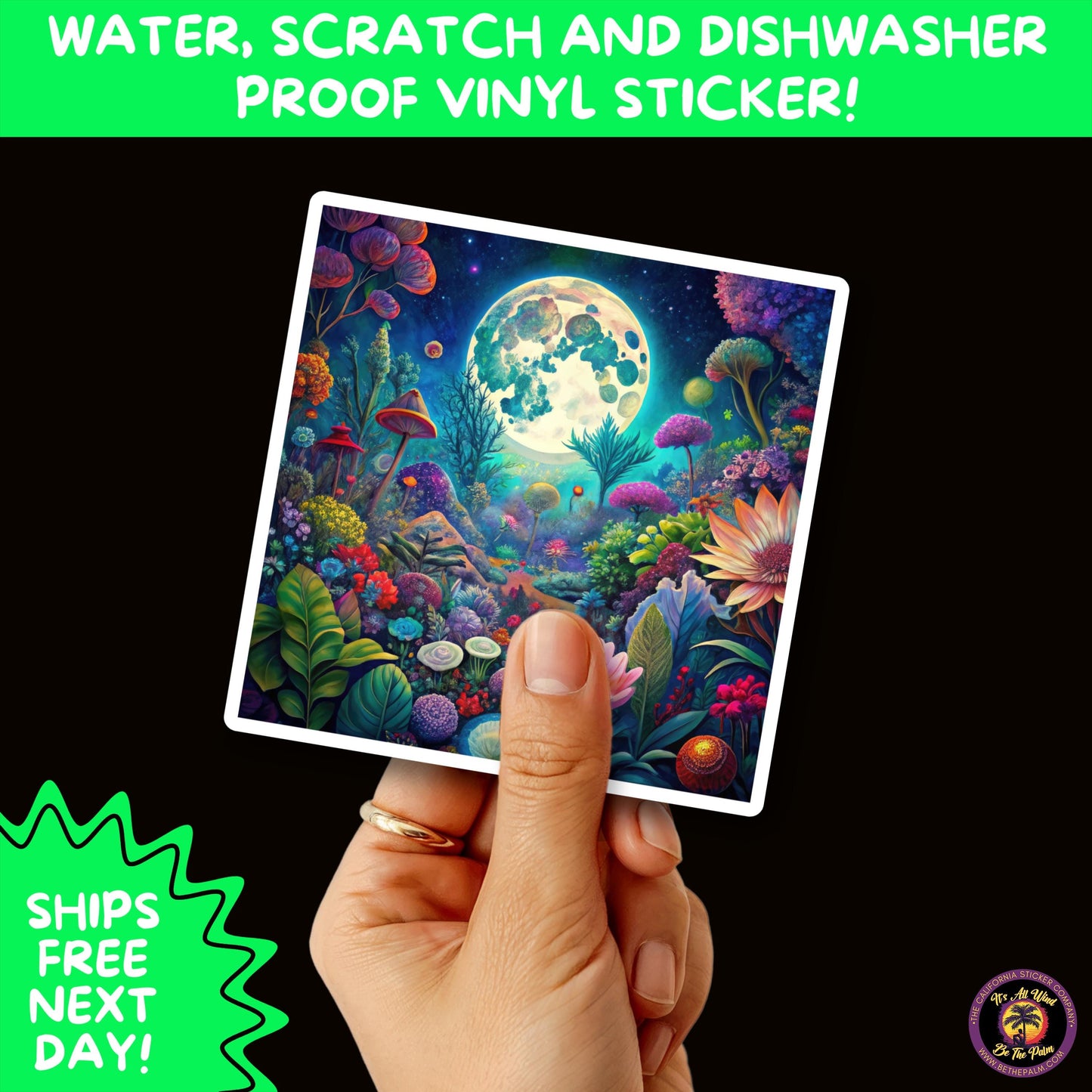 PSYCHEDELIC ART STICKERS | Trippy Groovy Vinyl Decals for Journals, Water Bottles, Laptops, Hippie Aesthetic Stickers for Vibe Lovers