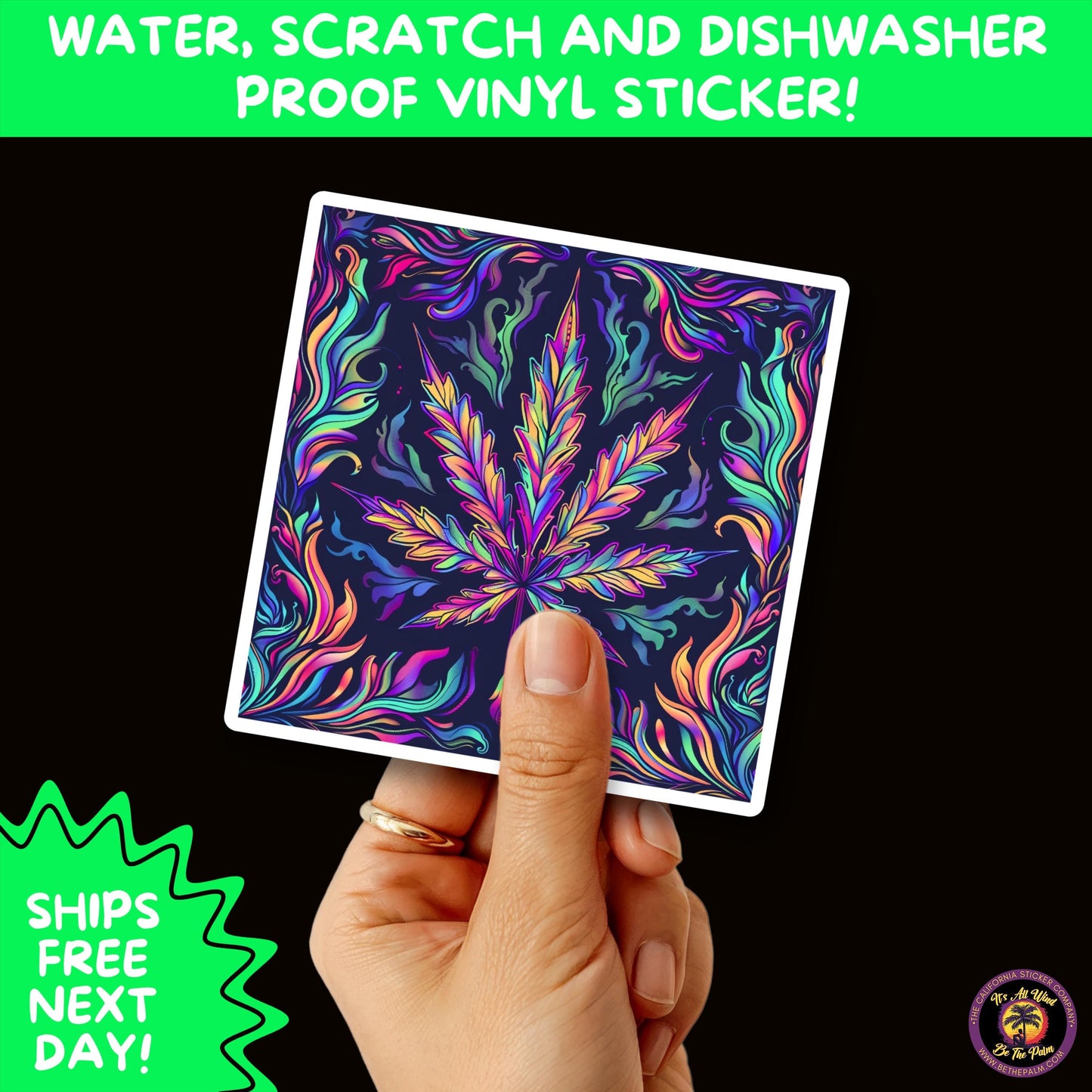PSYCHEDELIC ART STICKERS | Trippy Groovy Vinyl Decals for Journals, Water Bottles, Laptops, Hippie Aesthetic Stickers for Vibe Lovers