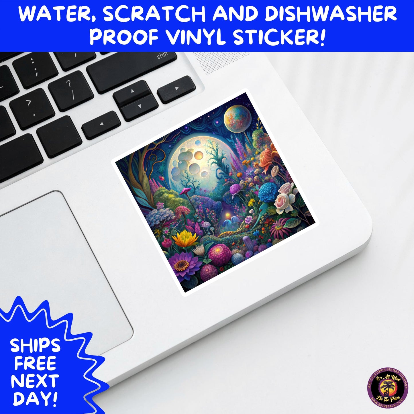 PSYCHEDELIC ART STICKERS | Trippy Groovy Vinyl Decals for Journals, Water Bottles, Laptops, Hippie Aesthetic Stickers for Vibe Lovers