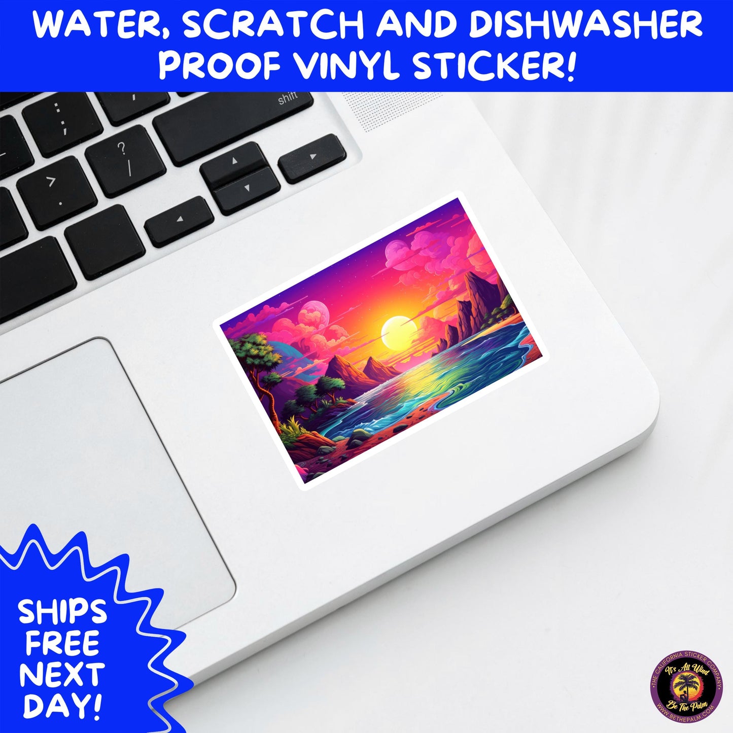 PSYCHEDELIC ART STICKERS | Trippy Groovy Vinyl Decals for Journals, Water Bottles, Laptops, Hippie Aesthetic Stickers for Vibe Lovers