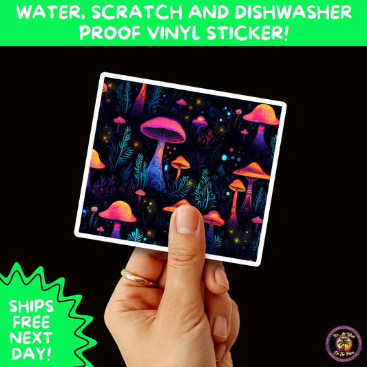 PSYCHEDELIC ART STICKERS | Trippy Groovy Vinyl Decals for Journals, Water Bottles, Laptops, Hippie Aesthetic Stickers for Vibe Lovers
