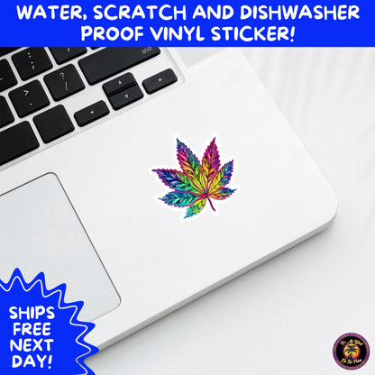 PSYCHEDELIC ART STICKERS | Trippy Groovy Vinyl Decals for Journals, Water Bottles, Laptops, Hippie Aesthetic Stickers for Vibe Lovers