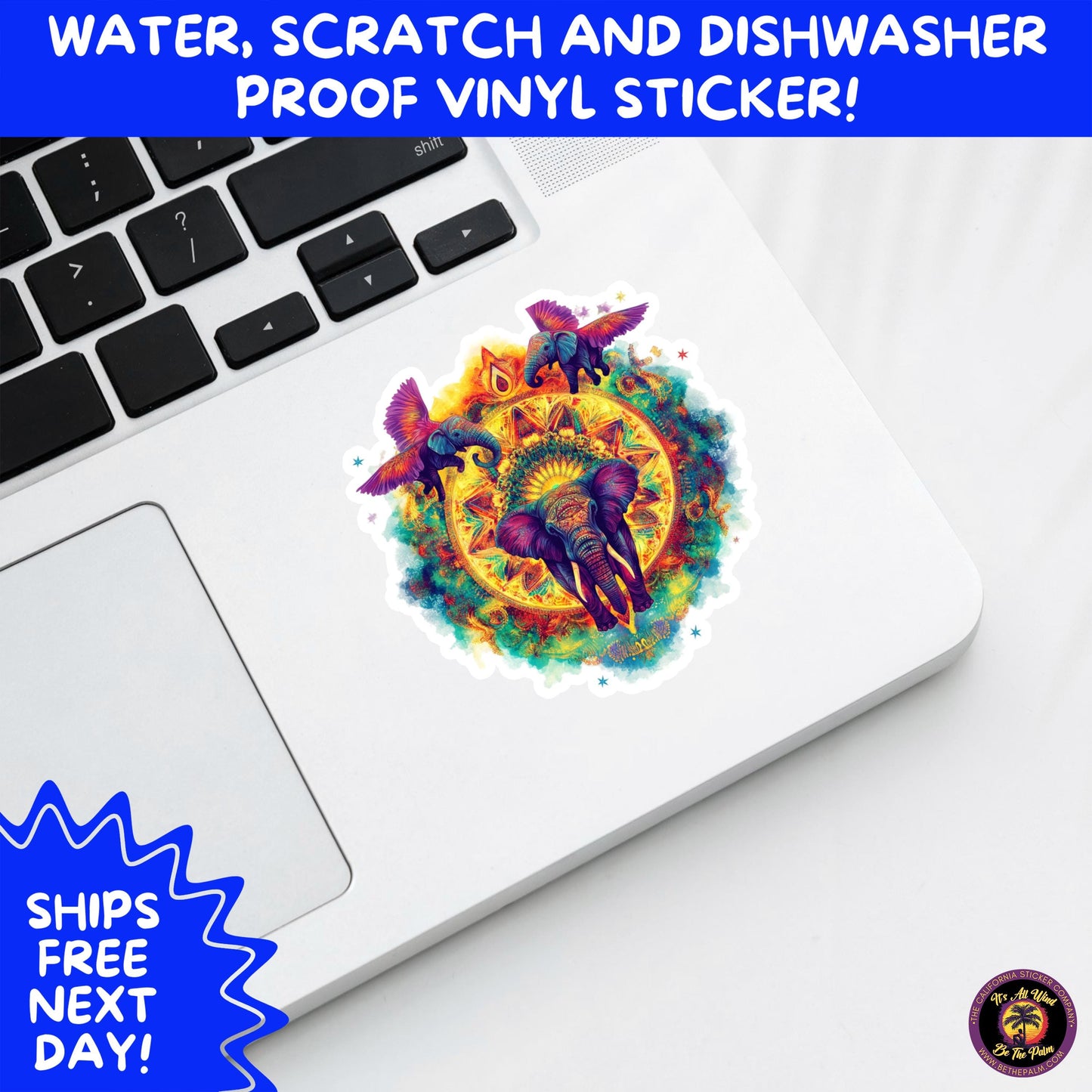 PSYCHEDELIC ART STICKERS | Trippy Groovy Vinyl Decals for Journals, Water Bottles, Laptops, Hippie Aesthetic Stickers for Vibe Lovers