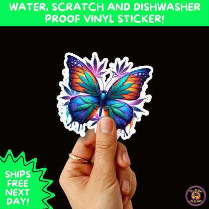 PSYCHEDELIC ART STICKERS | Trippy Groovy Vinyl Decals for Journals, Water Bottles, Laptops, Hippie Aesthetic Stickers for Vibe Lovers