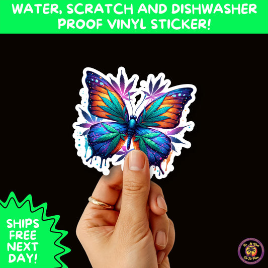 PSYCHEDELIC ART STICKERS | Trippy Groovy Vinyl Decals for Journals, Water Bottles, Laptops, Hippie Aesthetic Stickers for Vibe Lovers