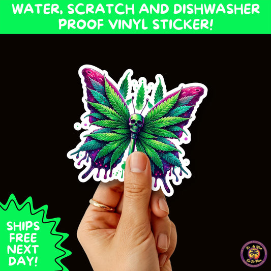PSYCHEDELIC ART STICKERS | Trippy Groovy Vinyl Decals for Journals, Water Bottles, Laptops, Hippie Aesthetic Stickers for Vibe Lovers