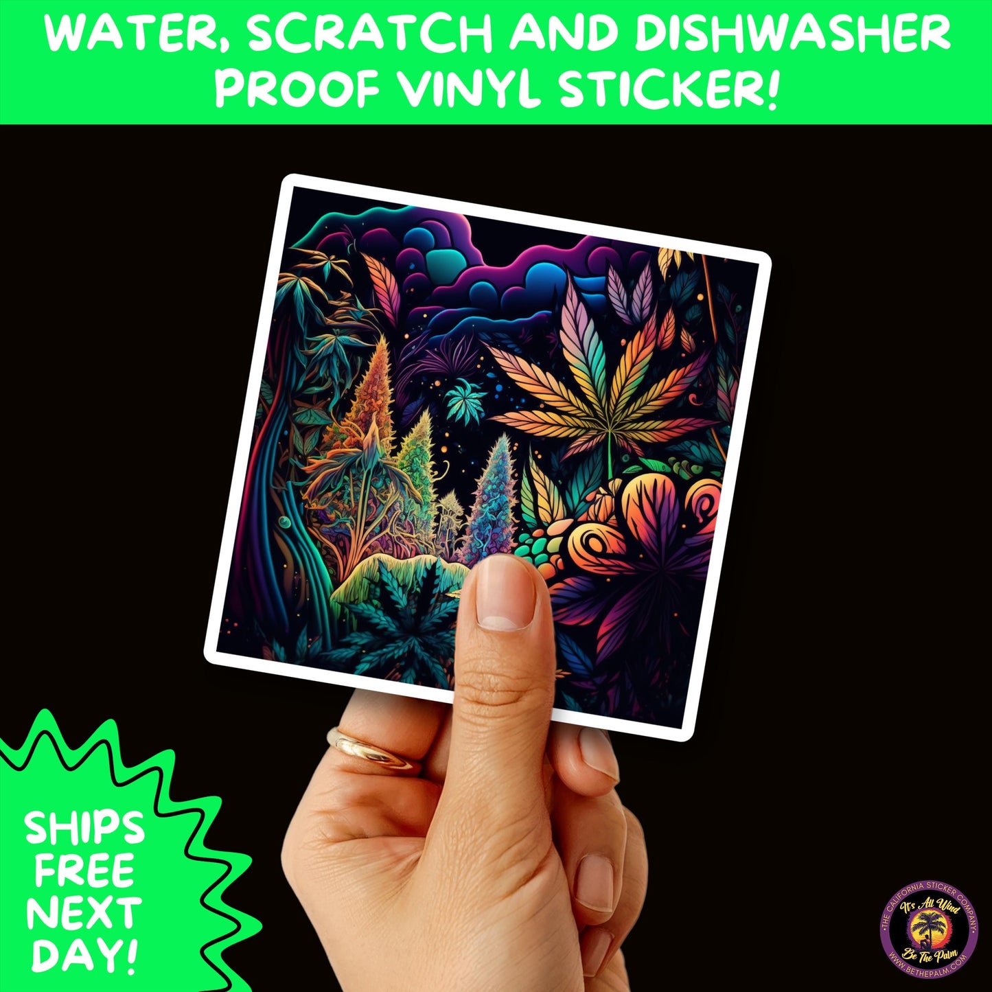 PSYCHEDELIC ART STICKERS | Trippy Groovy Vinyl Decals for Journals, Water Bottles, Laptops, Hippie Aesthetic Stickers for Vibe Lovers