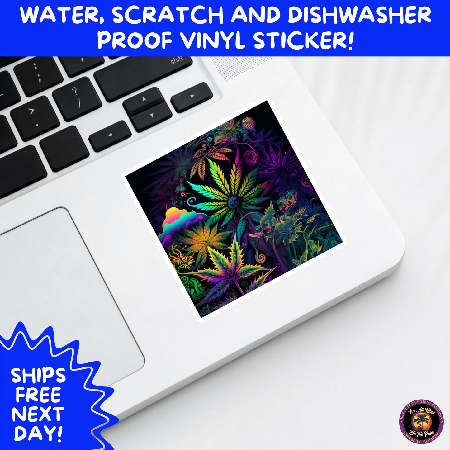 PSYCHEDELIC ART STICKERS | Trippy Groovy Vinyl Decals for Journals, Water Bottles, Laptops, Hippie Aesthetic Stickers for Vibe Lovers