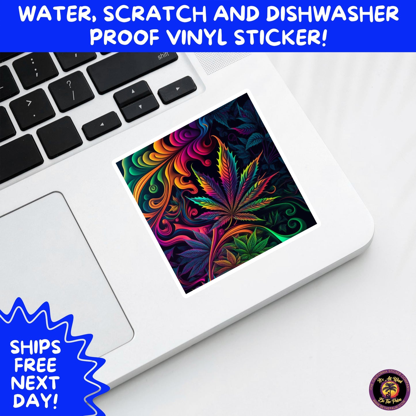 PSYCHEDELIC ART STICKERS | Trippy Groovy Vinyl Decals for Journals, Water Bottles, Laptops, Hippie Aesthetic Stickers for Vibe Lovers