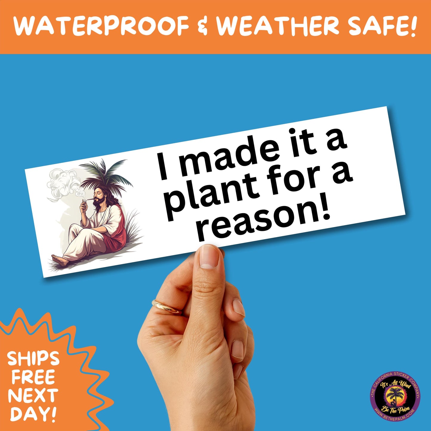 BUMPER STICKER | Funny Vinyl Decals for Cars Trucks Laptops Durable Waterproof Outdoor Sticker Gift for Drivers and Road Trips
