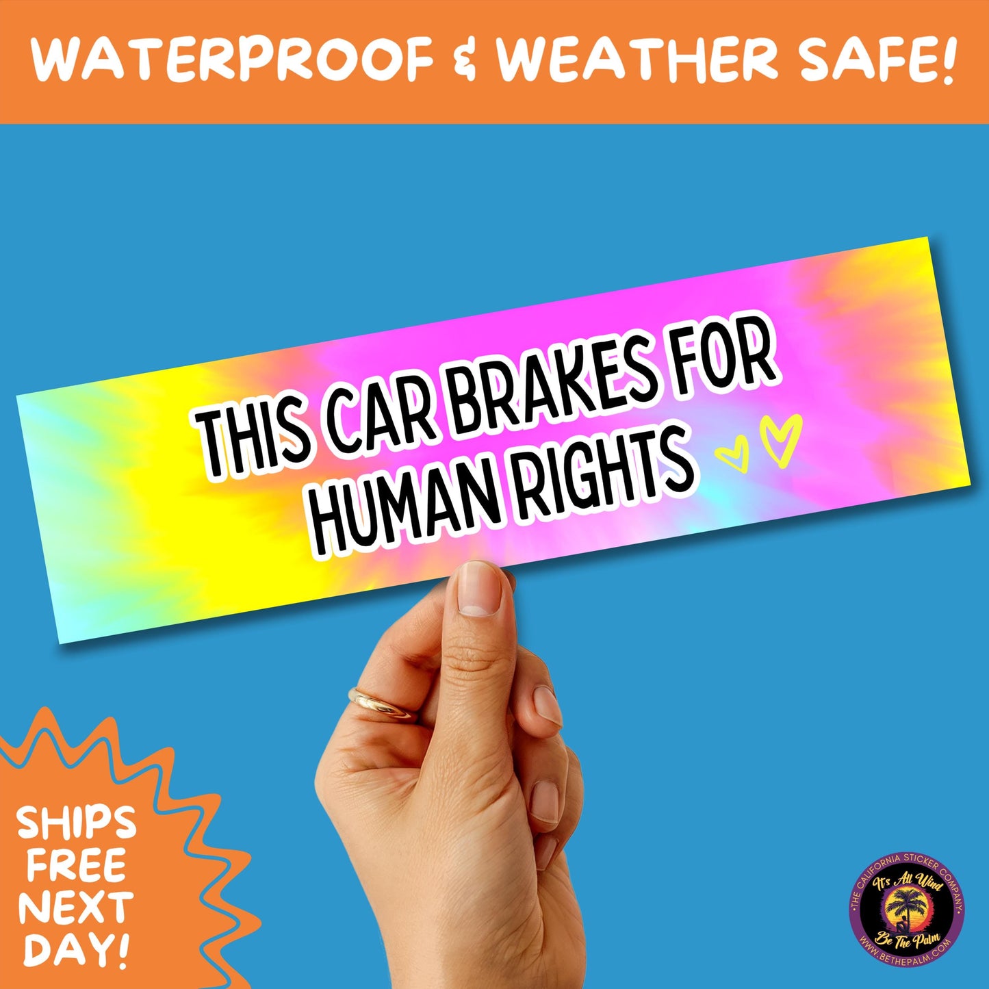 BUMPER STICKER | Funny Vinyl Decals for Cars Trucks Laptops Durable Waterproof Outdoor Sticker Gift for Drivers and Road Trips