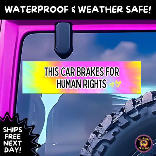 BUMPER STICKER | Funny Vinyl Decals for Cars Trucks Laptops Durable Waterproof Outdoor Sticker Gift for Drivers and Road Trips