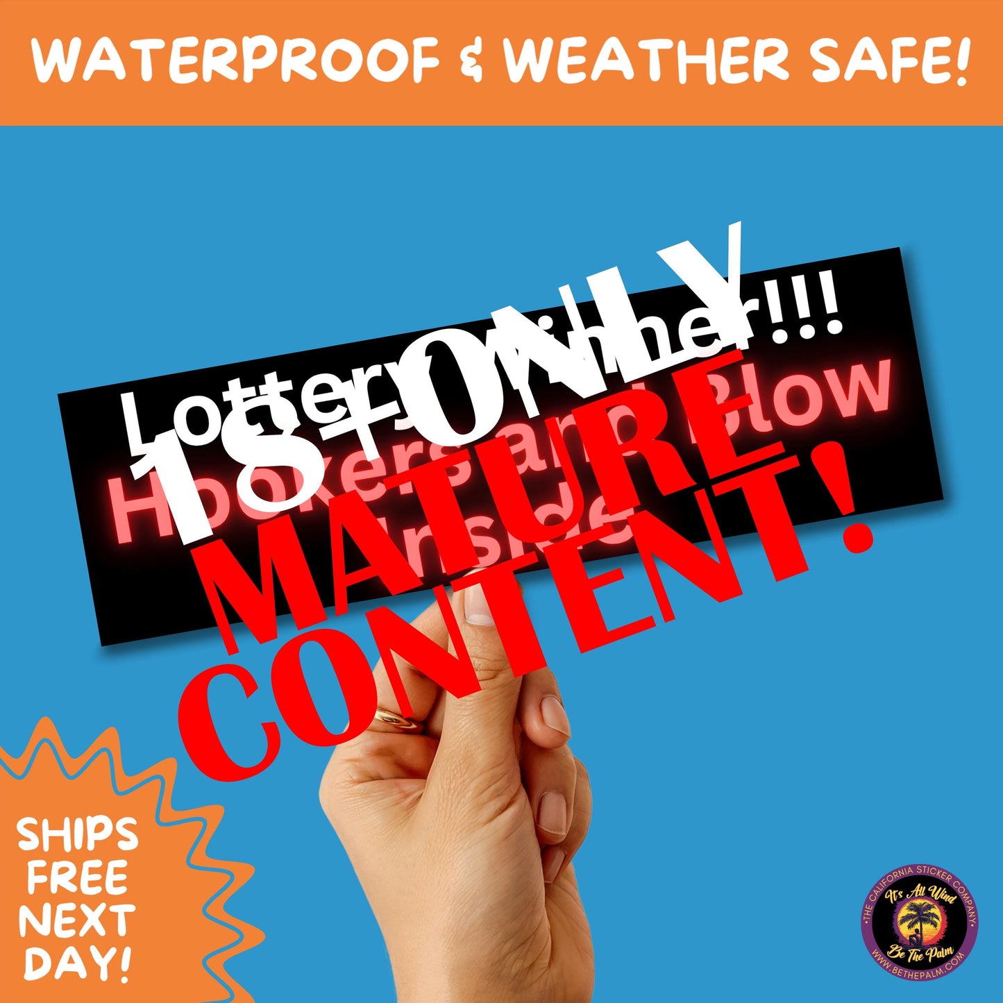 BUMPER STICKER | Funny Vinyl Decals for Cars Trucks Laptops Durable Waterproof Outdoor Sticker Gift for Drivers and Road Trips