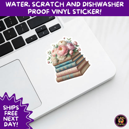 1. SMUT BOOK LOVER | Stickers – Funny Romance Sticker Pack for Readers, Booktok Gifts, Steamy Books, Kindle Accessories, Waterproof Vinyl