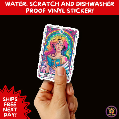 1. SMUT BOOK LOVER | Stickers – Funny Romance Sticker Pack for Readers, Booktok Gifts, Steamy Books, Kindle Accessories, Waterproof Vinyl