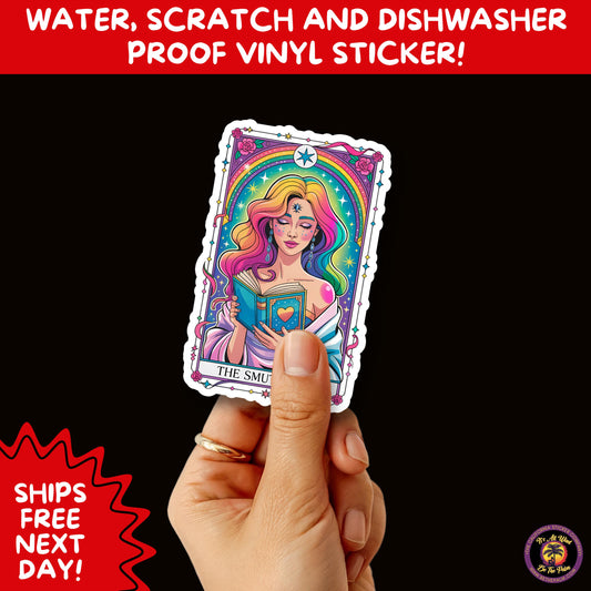 1. SMUT BOOK LOVER | Stickers – Funny Romance Sticker Pack for Readers, Booktok Gifts, Steamy Books, Kindle Accessories, Waterproof Vinyl