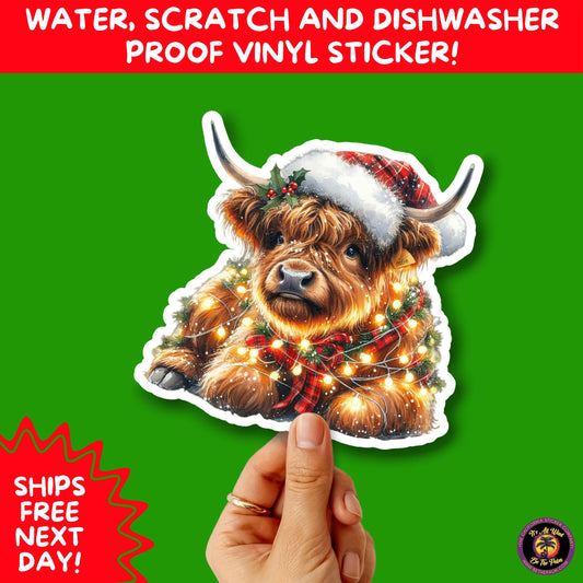 CHRISTMAS STICKER PACK | Festive Holiday Decor Vinyl Stickers Perfect for Journals Gifts Planners Stocking Stuffers Winter Aesthetic Fun