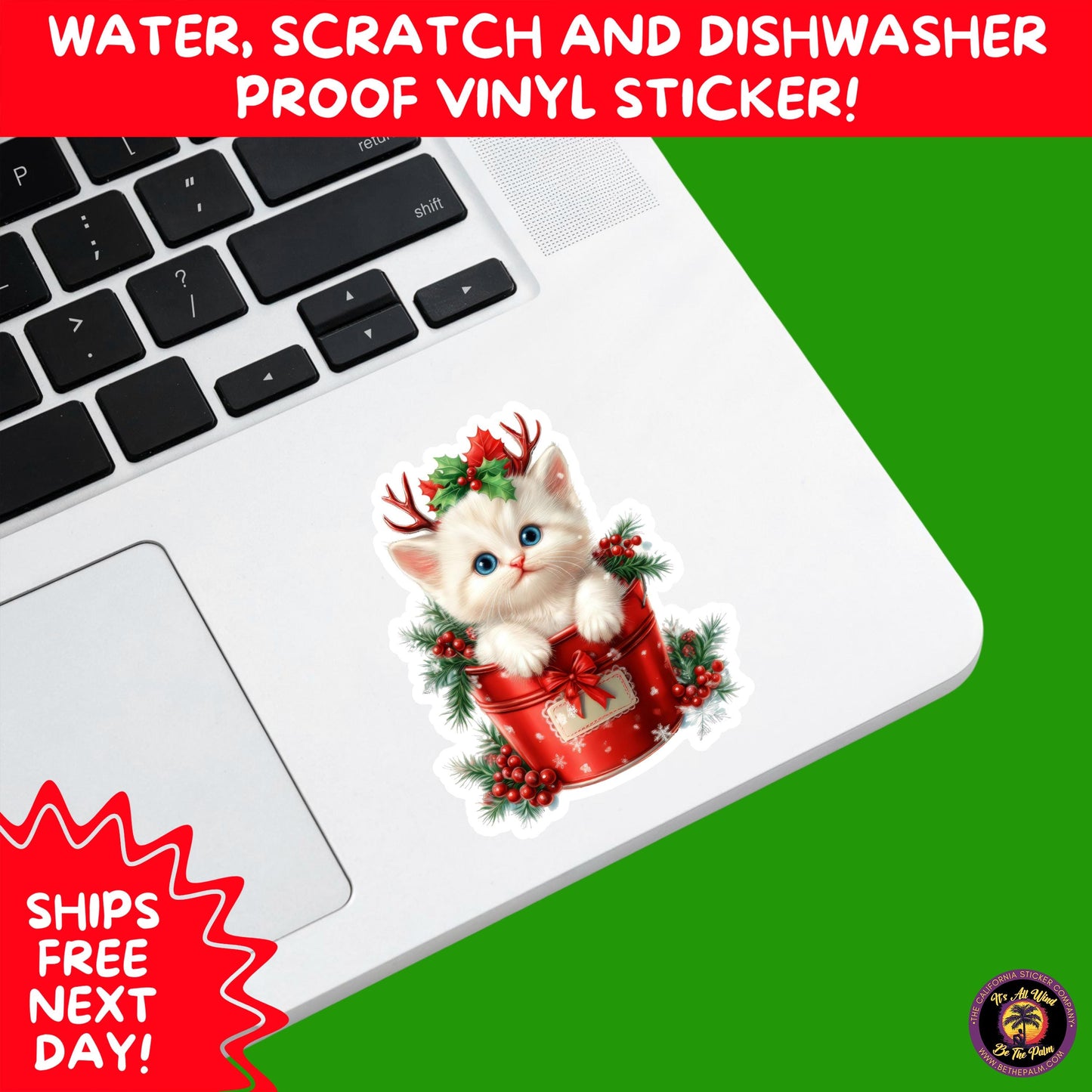 CHRISTMAS STICKER PACK | Festive Holiday Decor Vinyl Stickers Perfect for Journals Gifts Planners Stocking Stuffers Winter Aesthetic Fun