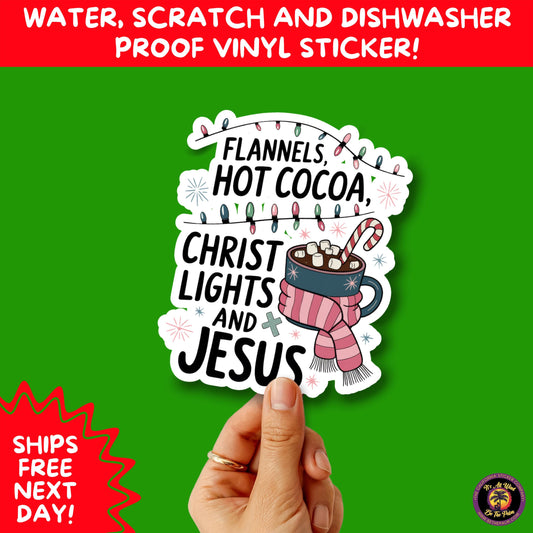 CHRISTMAS STICKER PACK | Festive Holiday Decor Vinyl Stickers Perfect for Journals Gifts Planners Stocking Stuffers Winter Aesthetic Fun