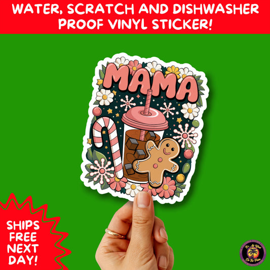 CHRISTMAS STICKER PACK | Festive Holiday Decor Vinyl Stickers Perfect for Journals Gifts Planners Stocking Stuffers Winter Aesthetic Fun
